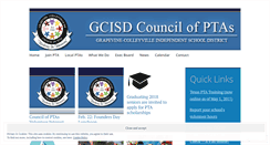 Desktop Screenshot of gcisdcouncilofptas.org